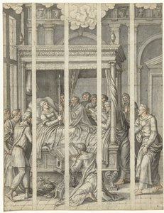 Tod der Jungfrau Maria von Dirck Pietersz. Crabeth
