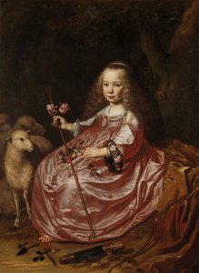 Porträt von Clara Alewijn, 1644 von Dirck Santvoort