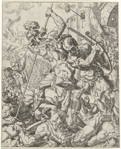 Flucht der assyrischen Armee