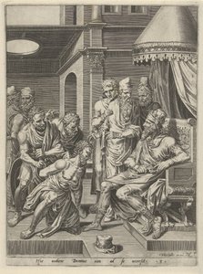Tadel und Verurteilung des undankbaren Knechts (Gleichnis vom undankbaren Knecht, Serie)