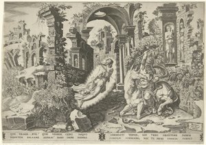 Bileam und der Engel von Dirck Volckertsz. Coornhert