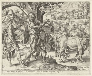 Zweites Vorwand: die neue Herde (Gelijkenis van een bruiloftsfeest)