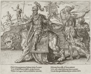 Der Triumph Davids von Dirck Volckertz Coornhert after Maerten van Heemskerck