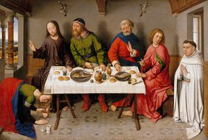 Christus im Haus von Simon dem Pharisäer, ca. 1450 von Dirk Bouts