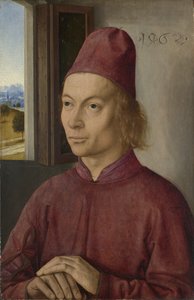 Porträt eines Mannes Jan van Winckele, 1462 von Dirk Bouts