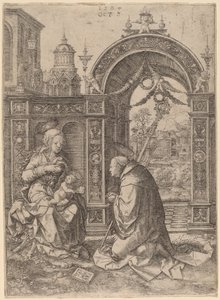 Die Vision des heiligen Bernhard von Dirk Jacobsz Vellert