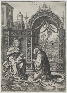Die Vision des hl. Bernhard von Dirk Vellert