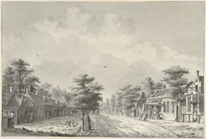 Ansicht des Dorfes De Bilt von der Hollebeld aus von Dirk Verrijk