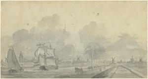 Ansicht von Zierikzee von Dirk de Jong