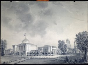 Ansicht des Ostankino-Palastes