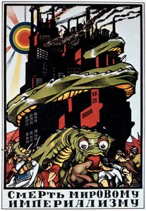 Für den Tod des Weltimperialismus, 1920 von Dmitriy Stakhievich Moor