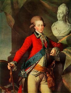 Porträt von Alexandr Dmitrievich Lansky, 1782