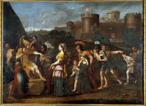 Die Gnade Alexanders von Domenichino
