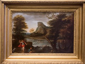 Tobiolo und der Engel, XVII Jahrhundert von Domenichino