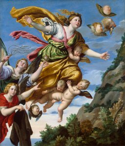 Maria Magdalena wird in den Himmel aufgenommen, ca. 1620 von Domenichino