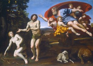 Die Zurechtweisung von Adam und Eva