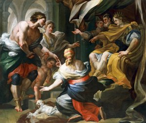 Das Urteil Salomos von Domenico Antonio Vaccaro (1678-1745)