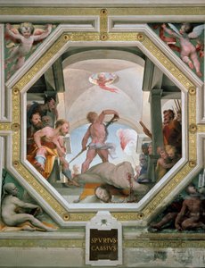Die Enthauptung von Spurius Cassius Vecellinus von Domenico Beccafumi