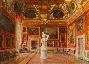 Sala di Giove im Pitti-Palast in Florenz, 1875 von Domenico Caligo