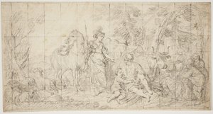 Erminia und die Hirten von Domenico Corvi