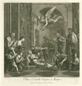 Tod der heiligen Cecilia