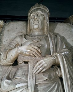 Abbild eines Königs, Detail vom Grab der katholischen Könige