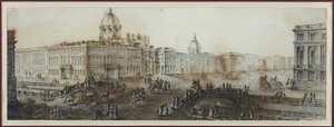 Newski-Prospekt nahe dem Katharinenkanal in Sankt Petersburg von Domenico Felice Lamoni