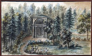 Pavillon in Erinnerung an Frederica, Schwester der Kaiserin Maria Feodorovna, in Pawlowsk