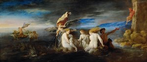 Hero trauert um den toten Leander, ca. 1622 von Domenico Fetti or Feti