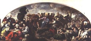 Speisung der Fünftausend von Domenico Fetti or Feti