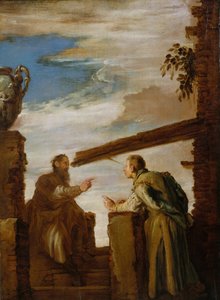 Das Gleichnis vom Splitter und Balken, um 1619 von Domenico Fetti or Feti