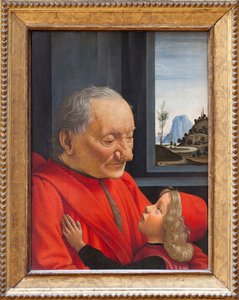 Ein alter Mann und ein Junge, ca. 1490