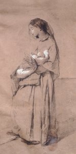 Verlassene Mutter
