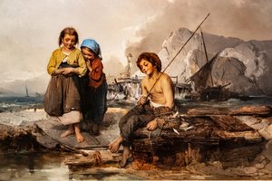 Junge Fischer von Domenico Induno