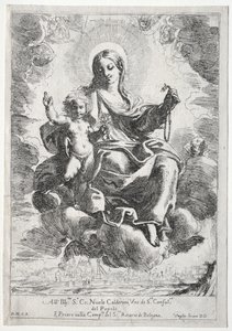Madonna des Rosenkranzes von Domenico Maria Canuti