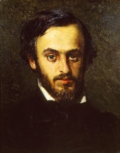 Porträt von Emilio Villari 1836-1904, 1855-1858 von Domenico Morelli