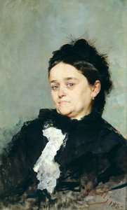 Porträt von Virginia Villari von Domenico Morelli
