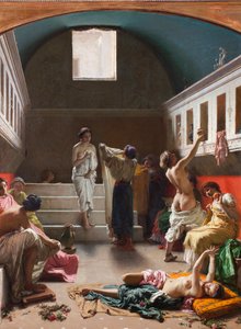 Die Bäder von Pompeji von Domenico Morelli