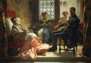 Torquato Tasso liest Eleonora d