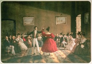 Tanz in einem Salon in Buenos Aires (ca. 1831)
