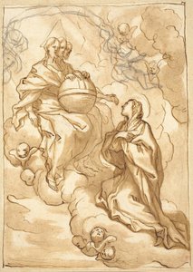 Vision der Dreifaltigkeit der seligen Maria Vittoria Fornari