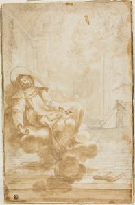 Ekstase einer Heiligen von Domenico Piola