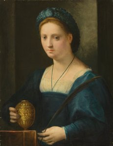 Porträt einer Dame, als Maria Magdalena