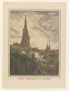 Ansicht von Esslingen am Neckar