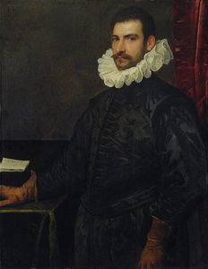 Porträt eines jungen Mannes von Domenico Robusti Tintoretto