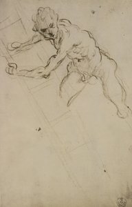 Studie einer Figur für die Kreuzigung von Domenico Robusti Tintoretto