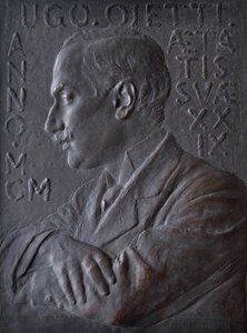 Porträt von Ugo Ojetti von Domenico Trentacoste