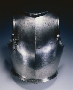 Gotische Brustplatte mit Lanzenhalterung, ca. 1490-1500