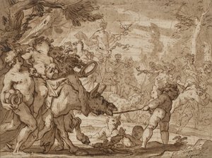 Der Triumph des Bacchus, ca. 1642-1703 von Domenico the Elder Piola