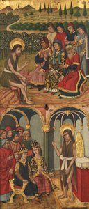 Tafel des Heiligen Johannes des Täufers mit Szenen aus seinem Leben, 1464-1507